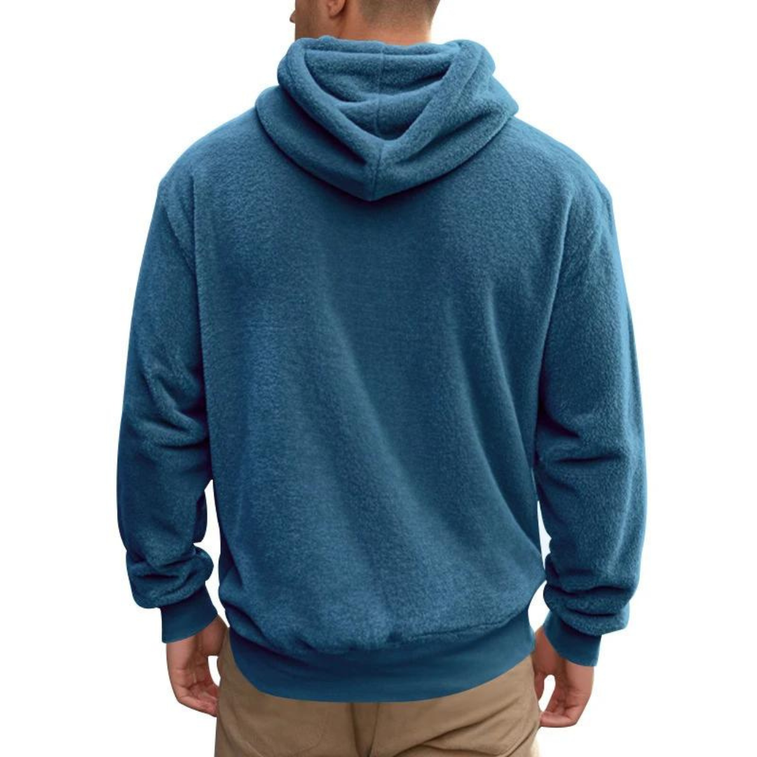 Comfortabele Warme Fleece Hoodie voor Heren