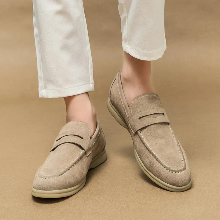 Heren Klassieke Suède Loafers