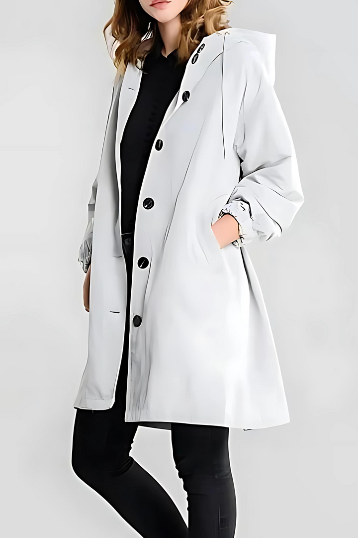 Moderne Trenchcoat Regenjas voor Dames