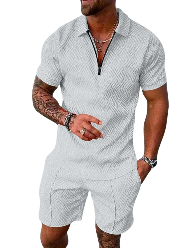 Zomerset met polo en korte broek voor heren