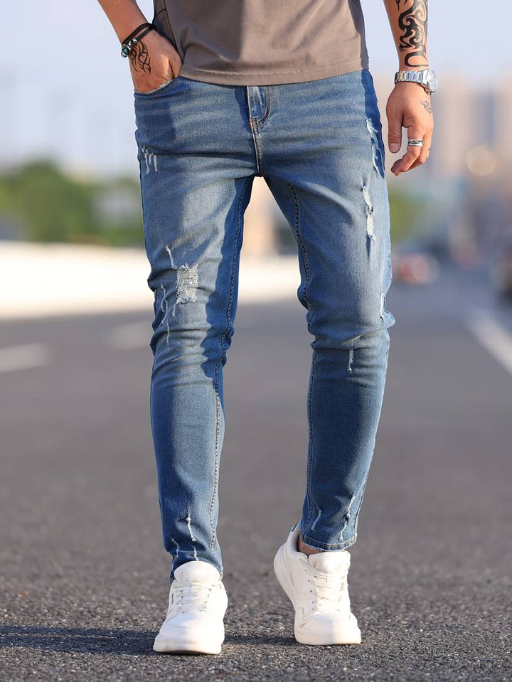 Luxe Slim-Fit Jeans voor Heren