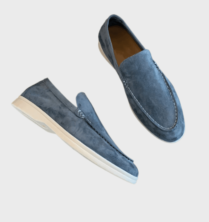 Stijlvolle en Comfortabele Suède Leren Loafers voor Heren