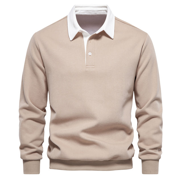 Stijlvolle Heren Polo Sweater