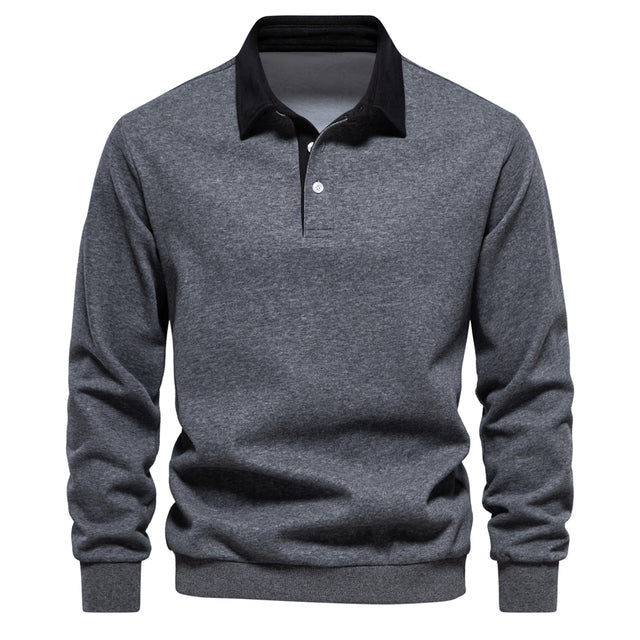 Stijlvolle Heren Polo Sweater