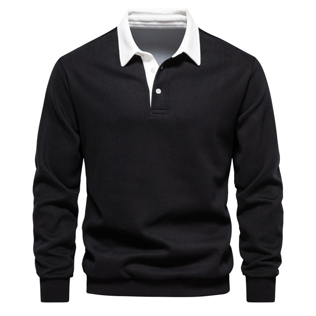 Stijlvolle Heren Polo Sweater