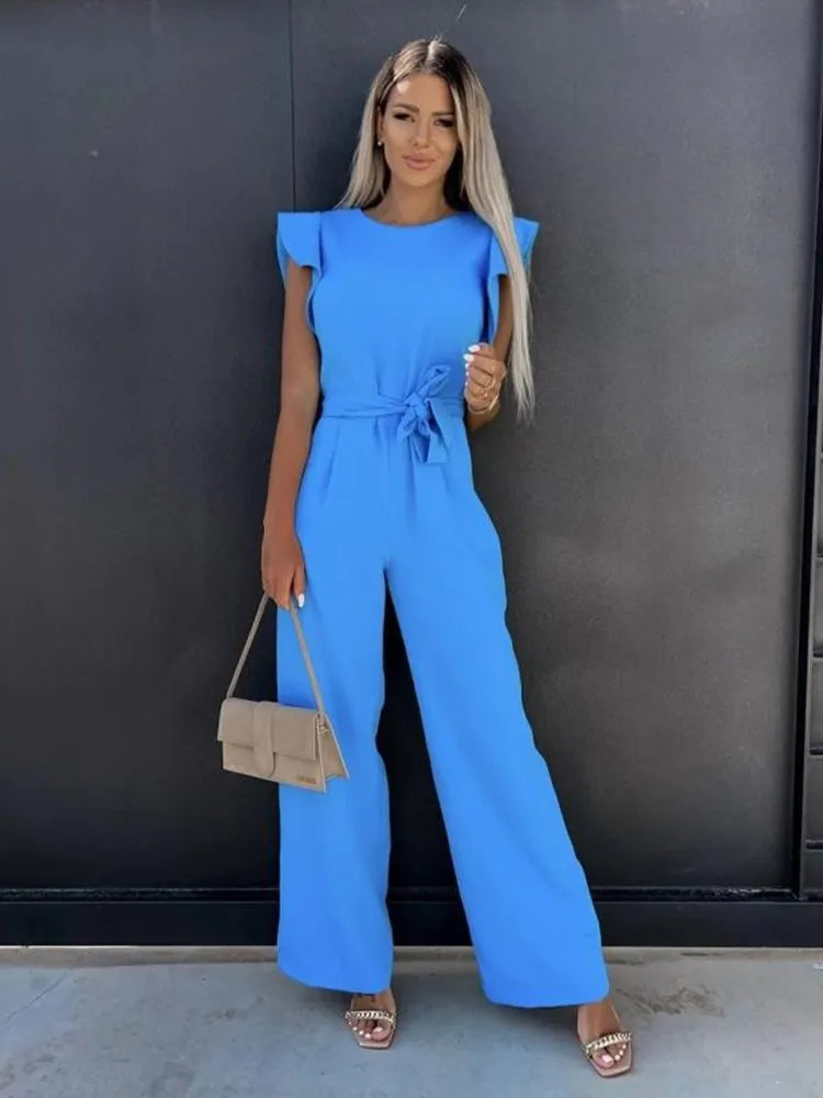 Elegante Jumpsuit met Riem voor Dames