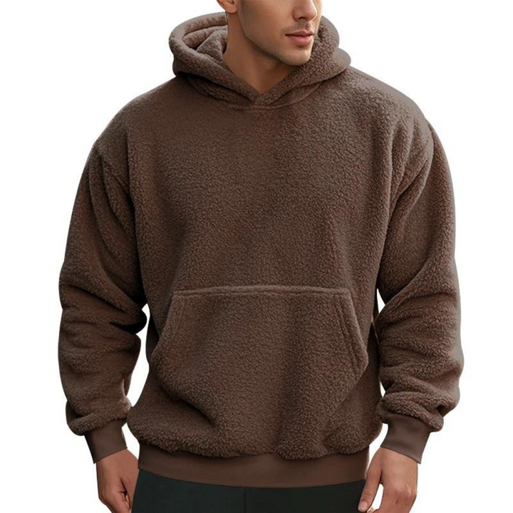 Comfortabele Warme Fleece Hoodie voor Heren