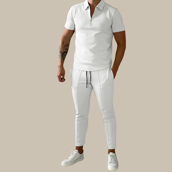 Calizo Heren Set – Tweedelige Outfit met Polo en Broek