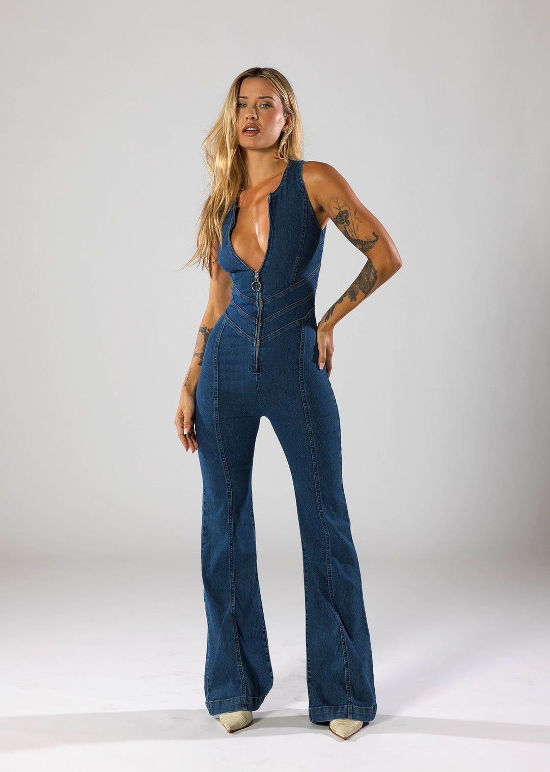 Trendy Spijker Jumpsuit voor Dames