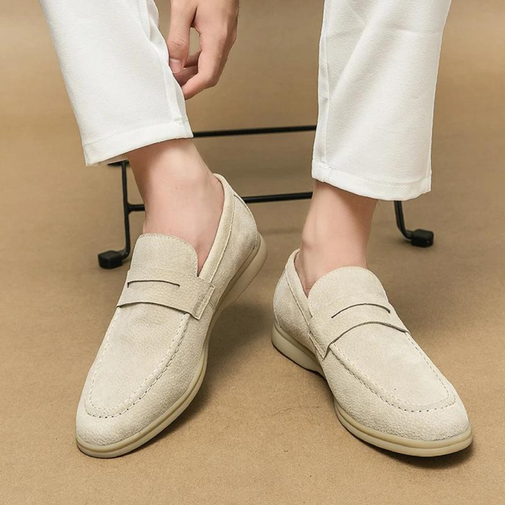 Heren Klassieke Suède Loafers