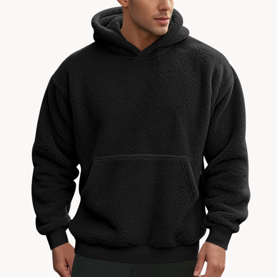 Comfortabele Warme Fleece Hoodie voor Heren