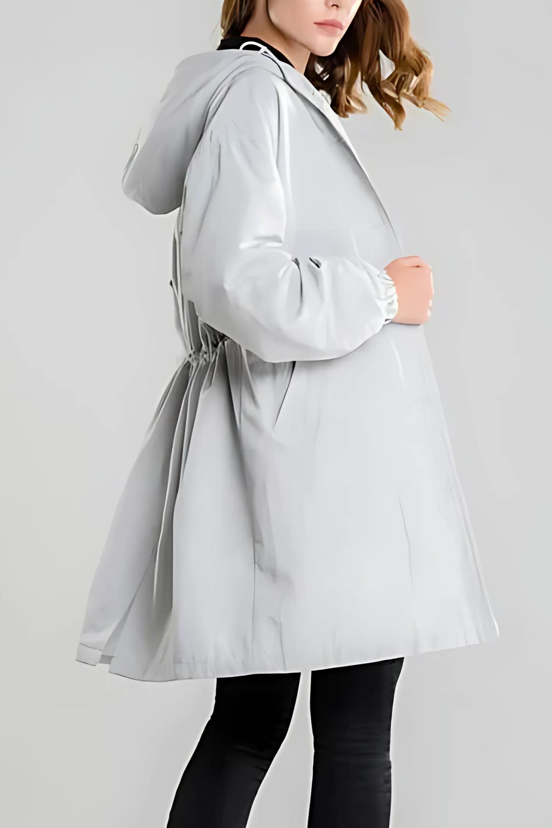 Moderne Trenchcoat Regenjas voor Dames