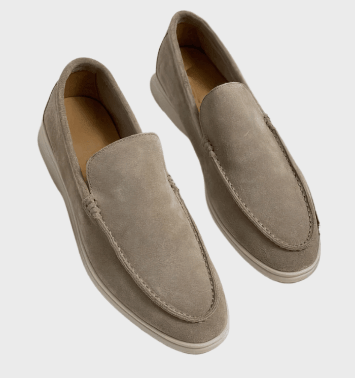 Stijlvolle en Comfortabele Suède Leren Loafers voor Heren