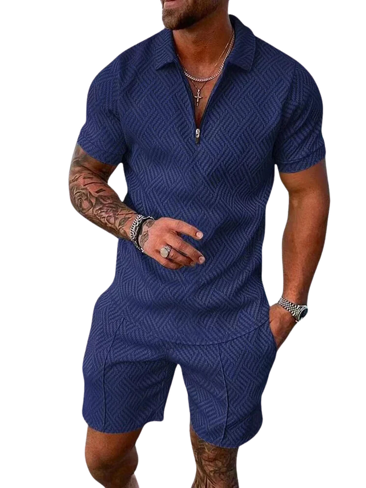 Zomerset met polo en korte broek voor heren