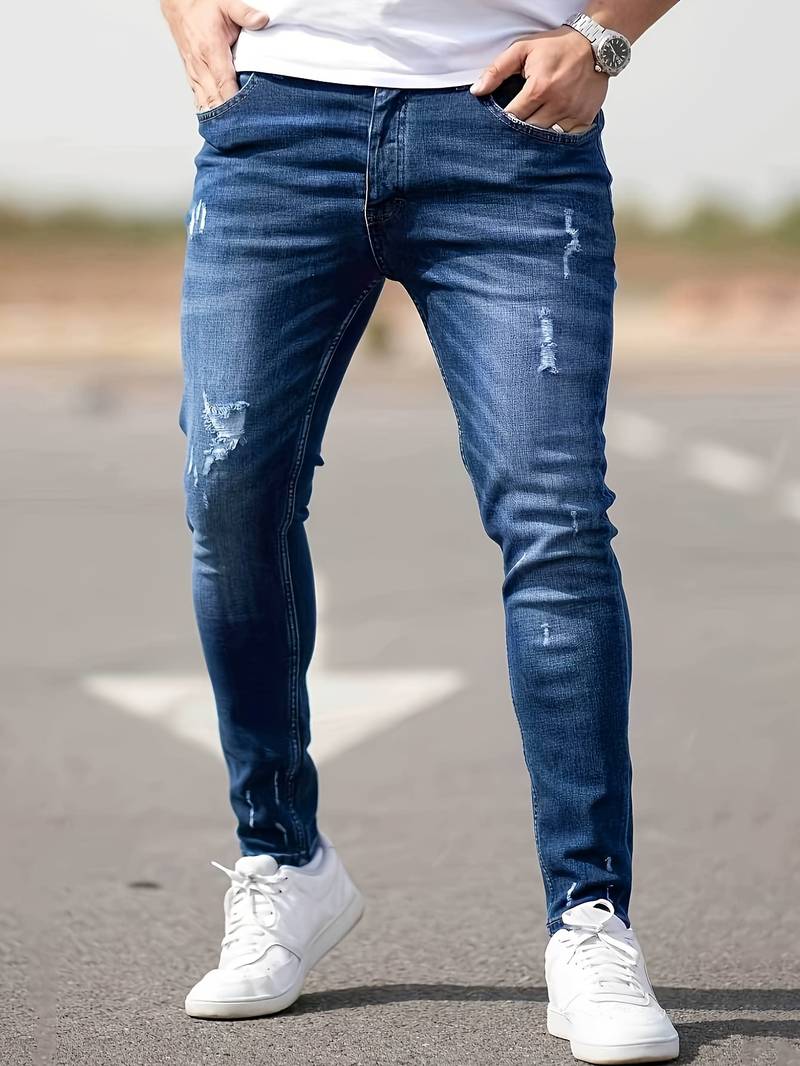 Luxe Slim-Fit Jeans voor Heren