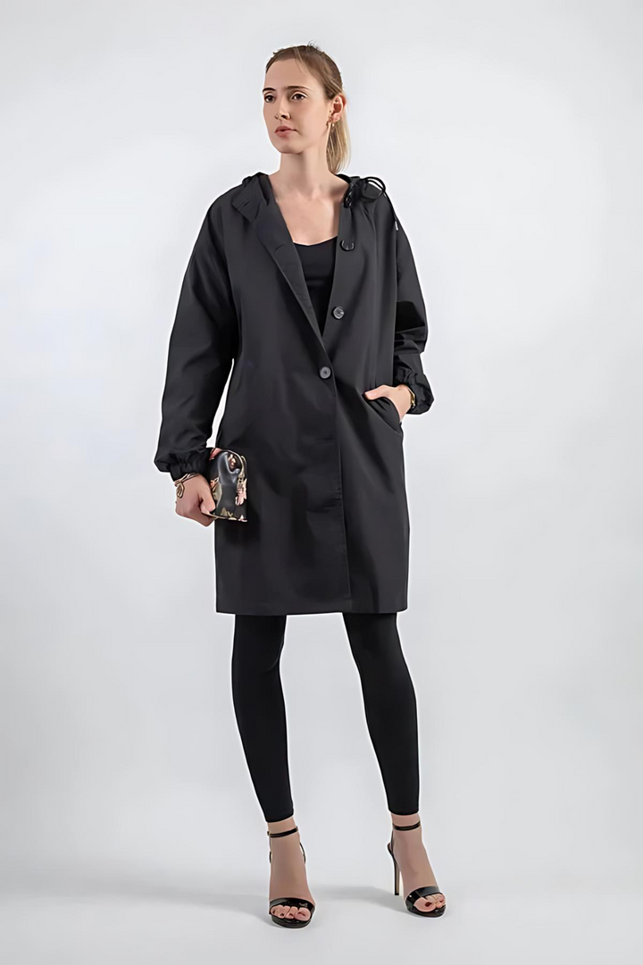 Moderne Trenchcoat Regenjas voor Dames