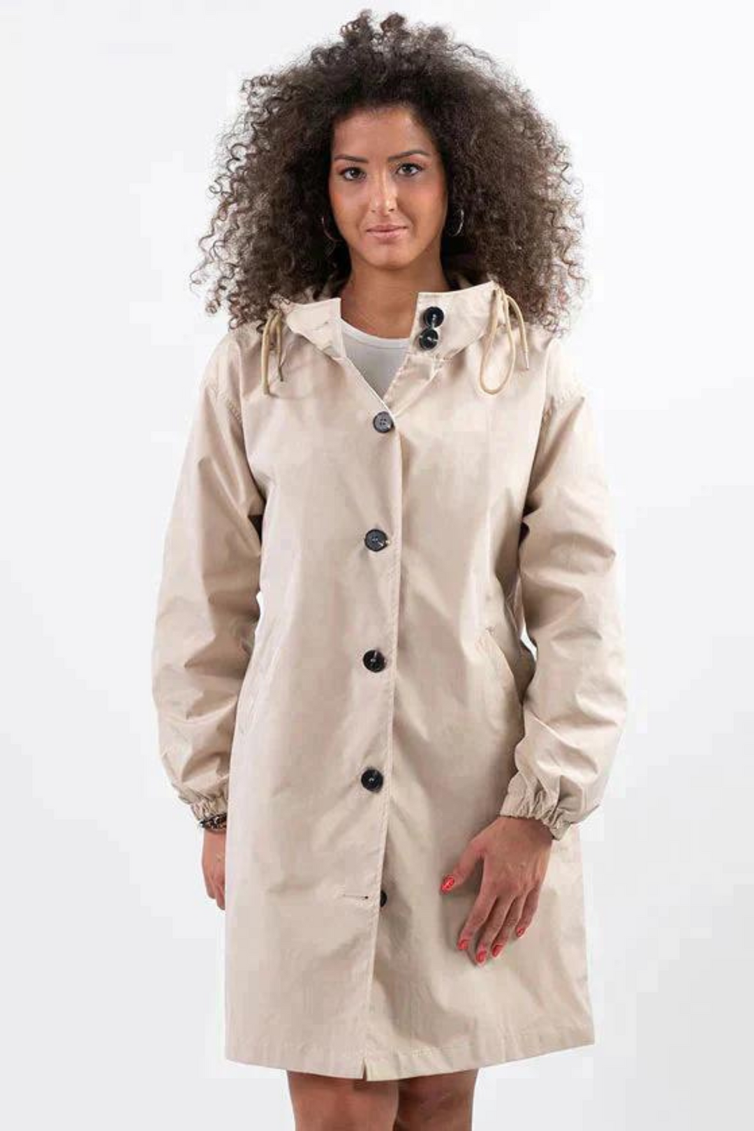 Moderne Trenchcoat Regenjas voor Dames