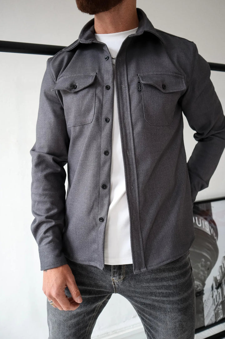 Heren Overshirt Jas – Moderne Elegantie en Tijdloze Stijl