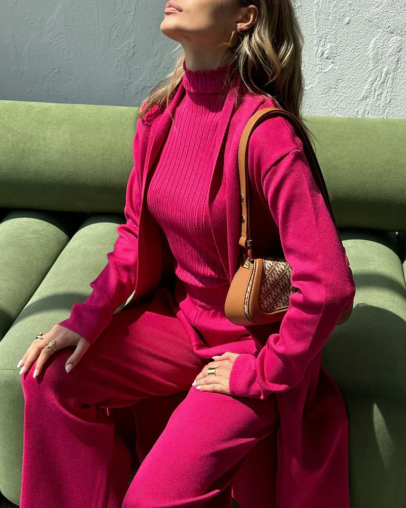 Elegante driedelige set voor dames