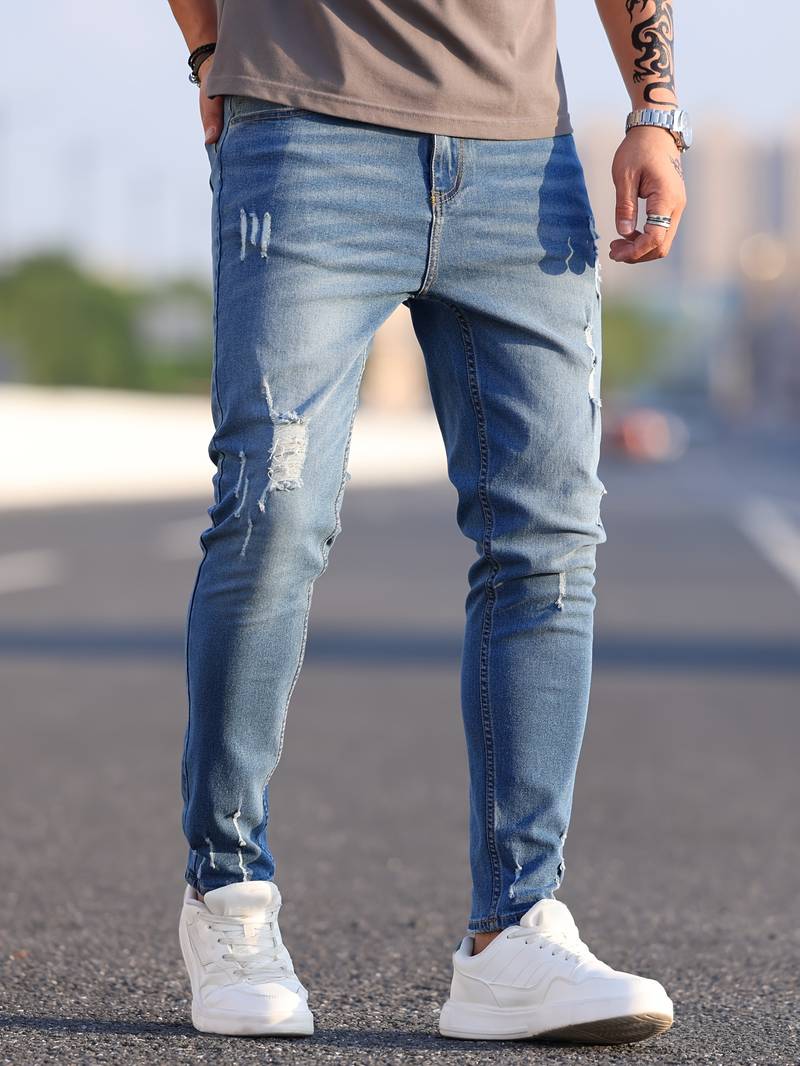 Luxe Slim-Fit Jeans voor Heren