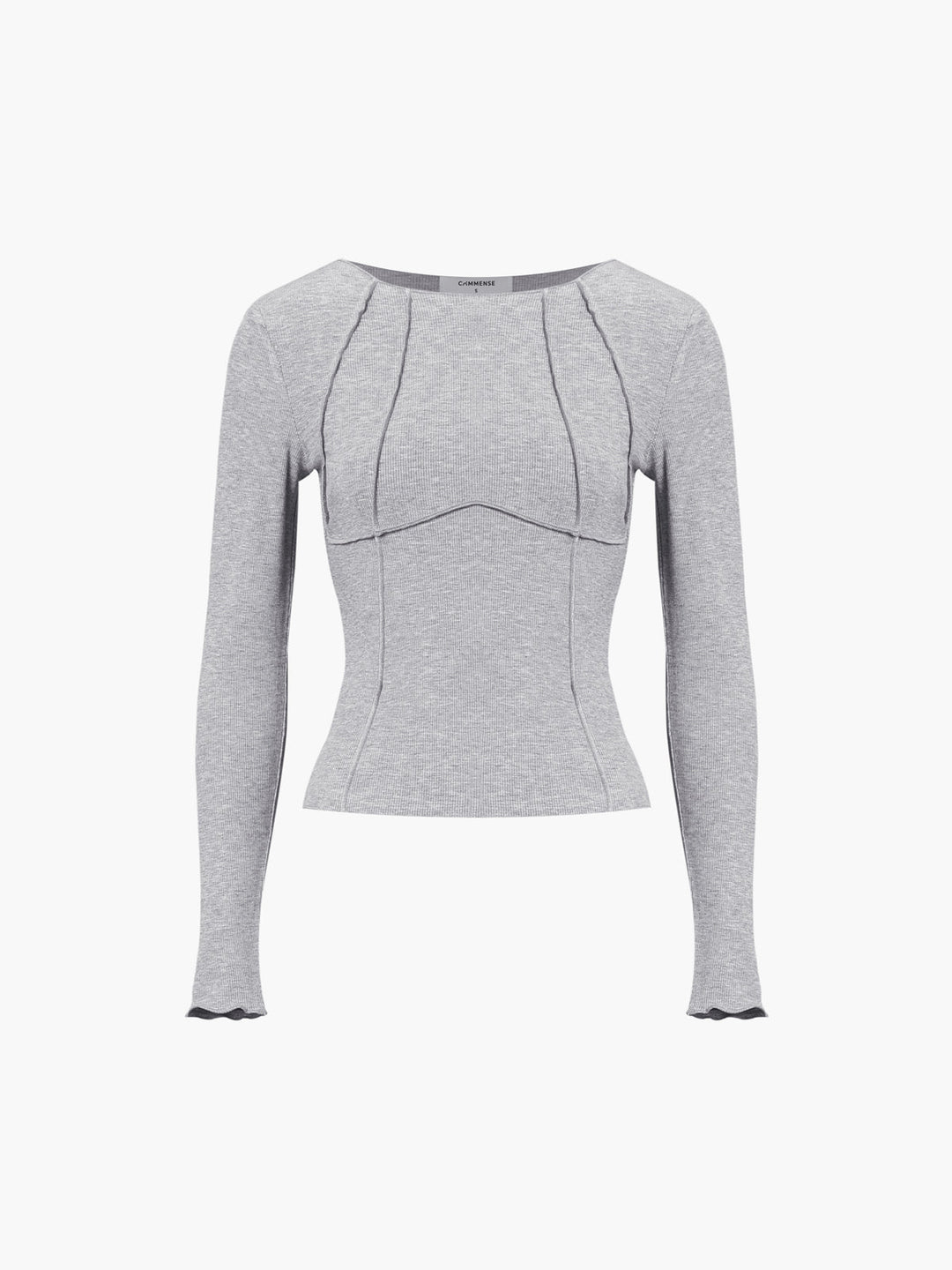 Klassiek Body-fit Lange Mouwen Shirt voor Dames