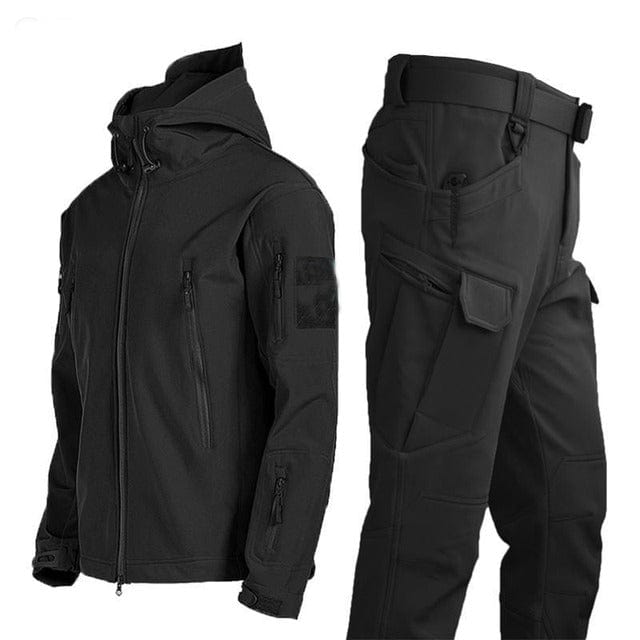 Casual cargo broek en jas met capuchon voor heren