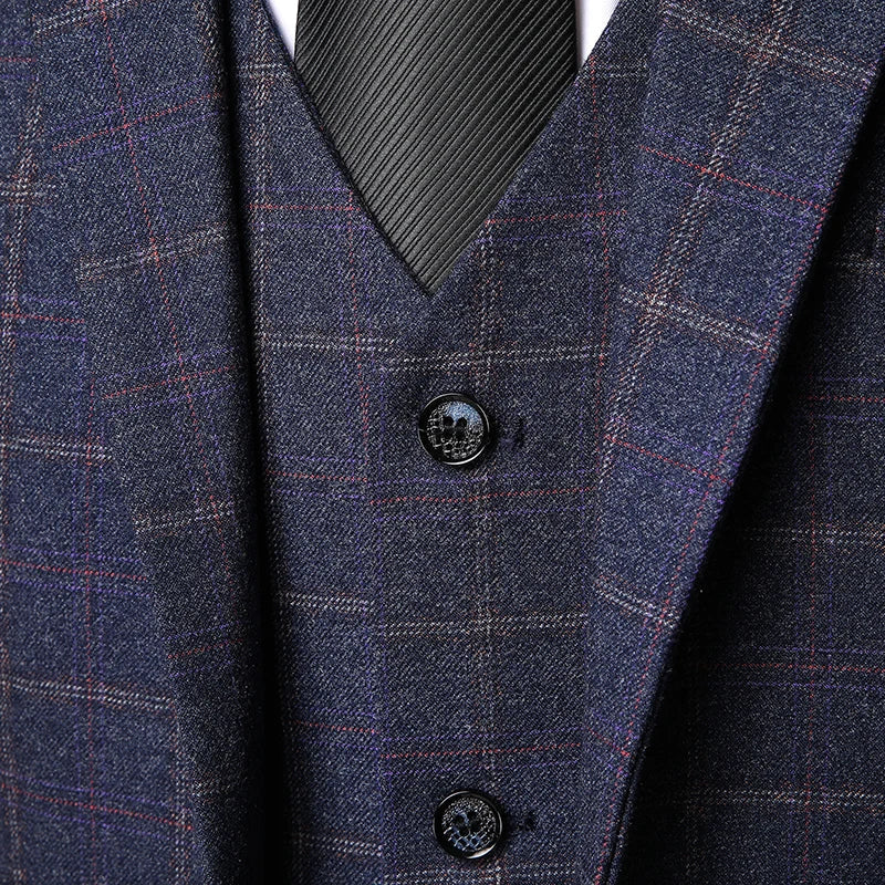 Elegante Luxueus 3-Delig Pak voor Mannen