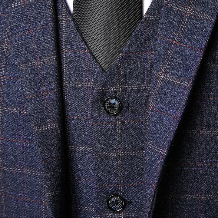 Elegante Luxueus 3-Delig Pak voor Mannen
