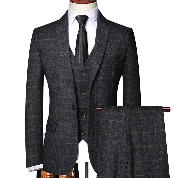 Elegante Luxueus 3-Delig Pak voor Mannen
