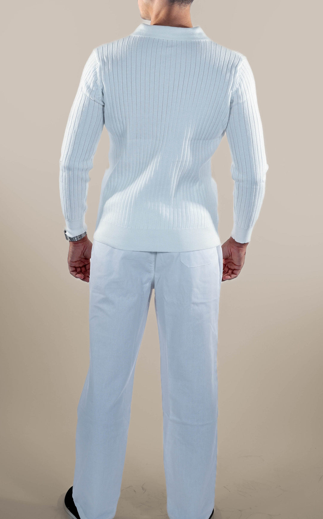 Luxe Comfortabele Polosweater voor Heren