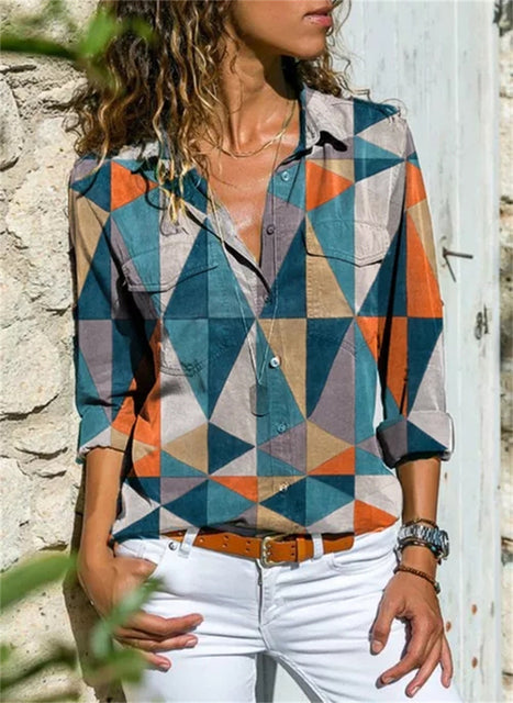 VibrantHue Dames Zomer blouse