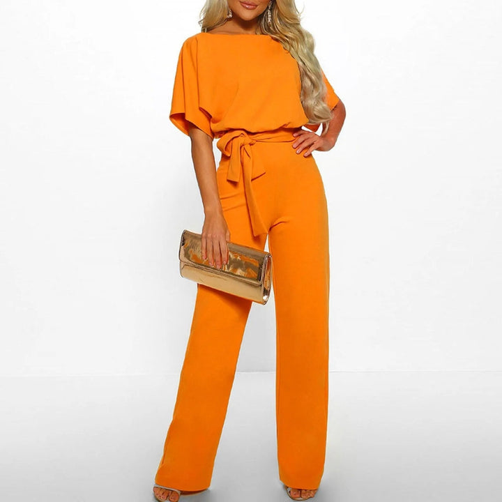 Jumpsuit met Flatterende Tailleband voor Dames