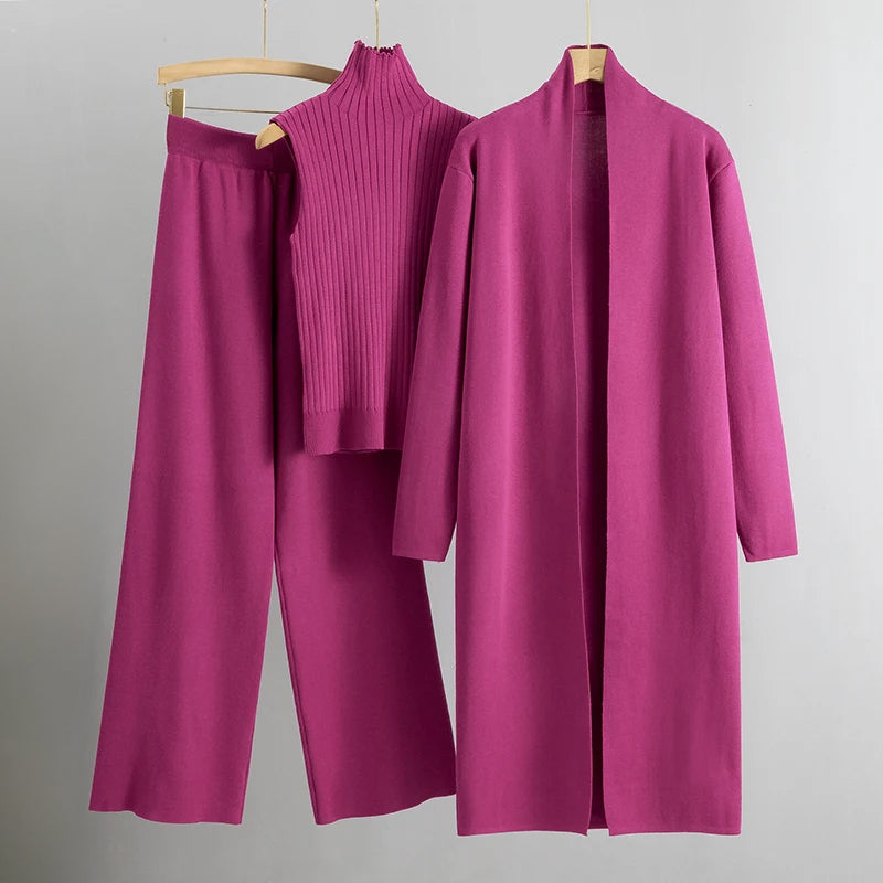 Elegante driedelige set voor dames