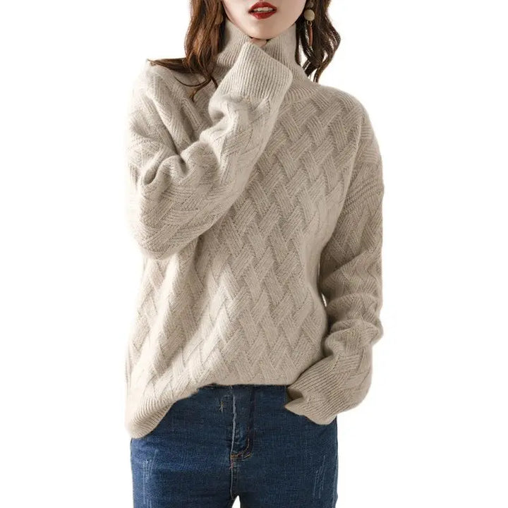 Comfortabele Oversized Cashmere Wintertrui voor Dames