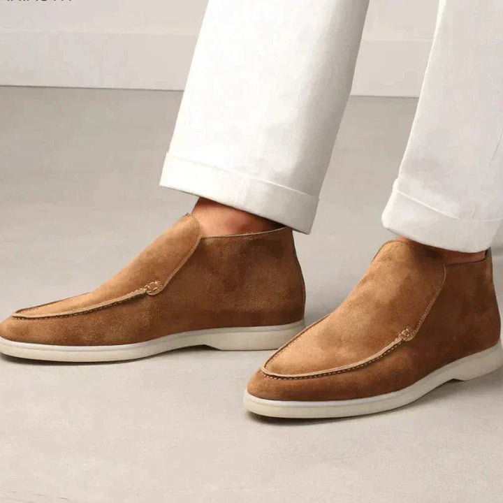 Luxueuze Suède Loafers Voor Heren