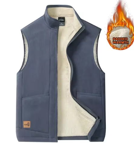 Comfortabele Bodywarmer met Wolvoering voor Heren