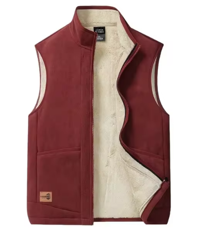 Comfortabele Bodywarmer met Wolvoering voor Heren