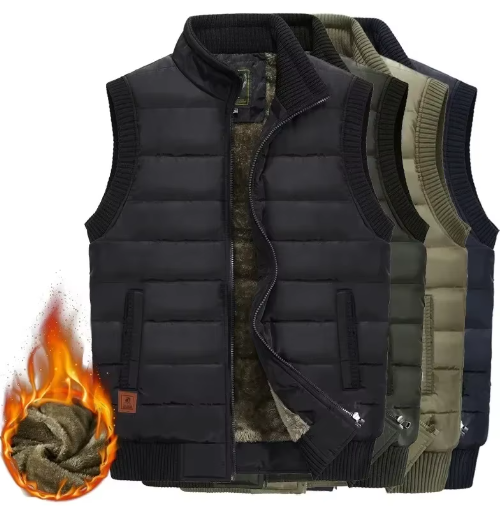 Elegante Bodywarmer met Wolvoering voor Heren