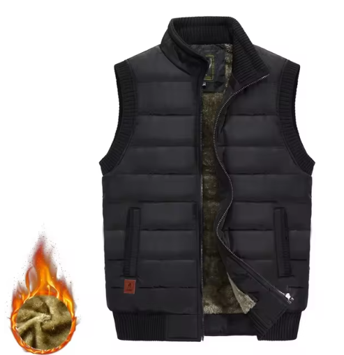 Elegante Bodywarmer met Wolvoering voor Heren