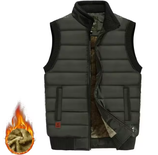 Elegante Bodywarmer met Wolvoering voor Heren