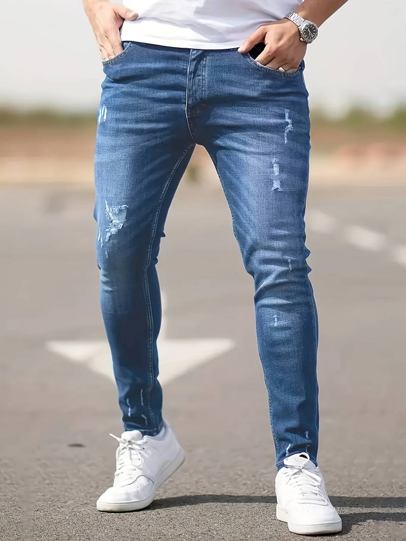 Luxe Slim-Fit Jeans voor Heren