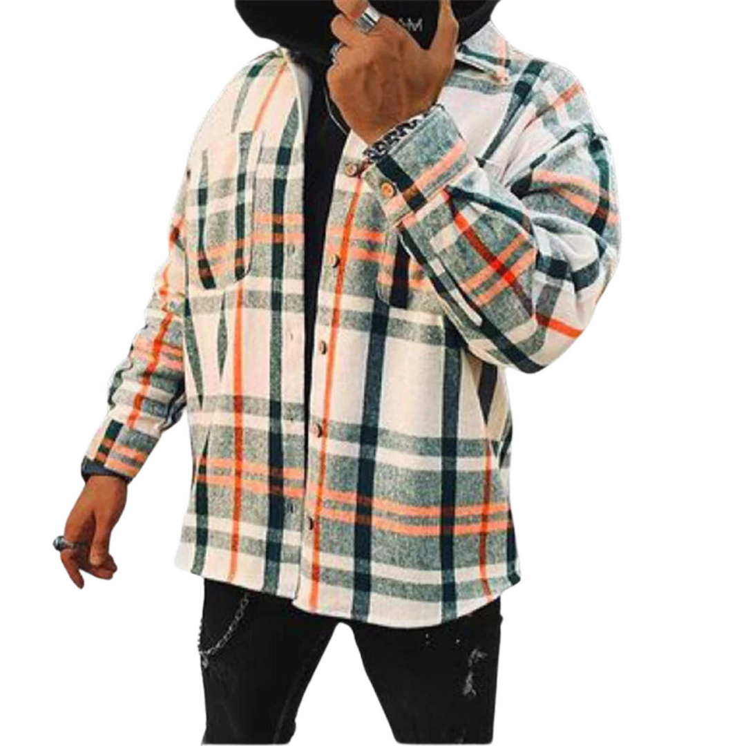 Heren Geruit Overshirt – Casual Stijl met Tijdloze Charme