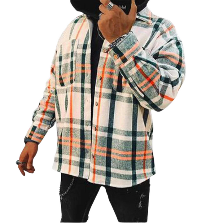 Heren Geruit Overshirt – Casual Stijl met Tijdloze Charme