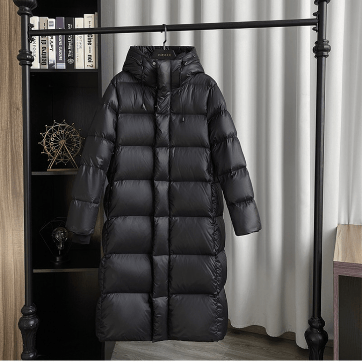 Modieuze Lange Puffer Winterjas voor Dames