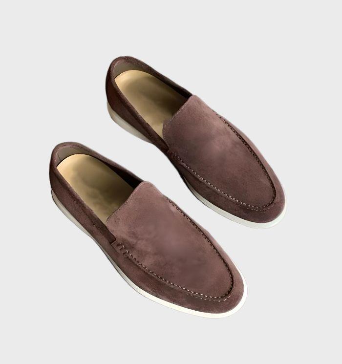 Stijlvolle en Comfortabele Suède Leren Loafers voor Heren