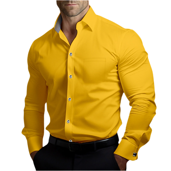 Calizo Heren Slim Fit Overhemd met Lange Mouwen