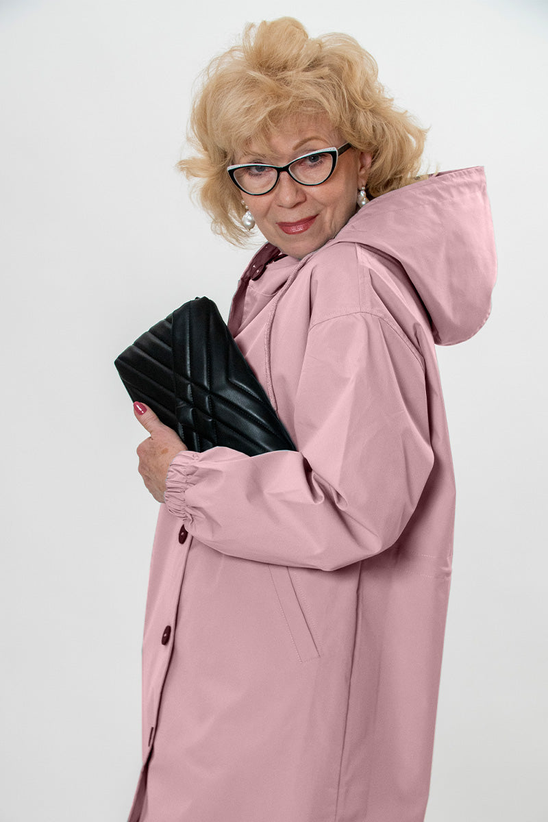 Moderne Trenchcoat Regenjas voor Dames