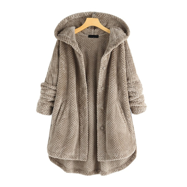 Klassieke Oversized Fleece Hoodie Jas voor Dames