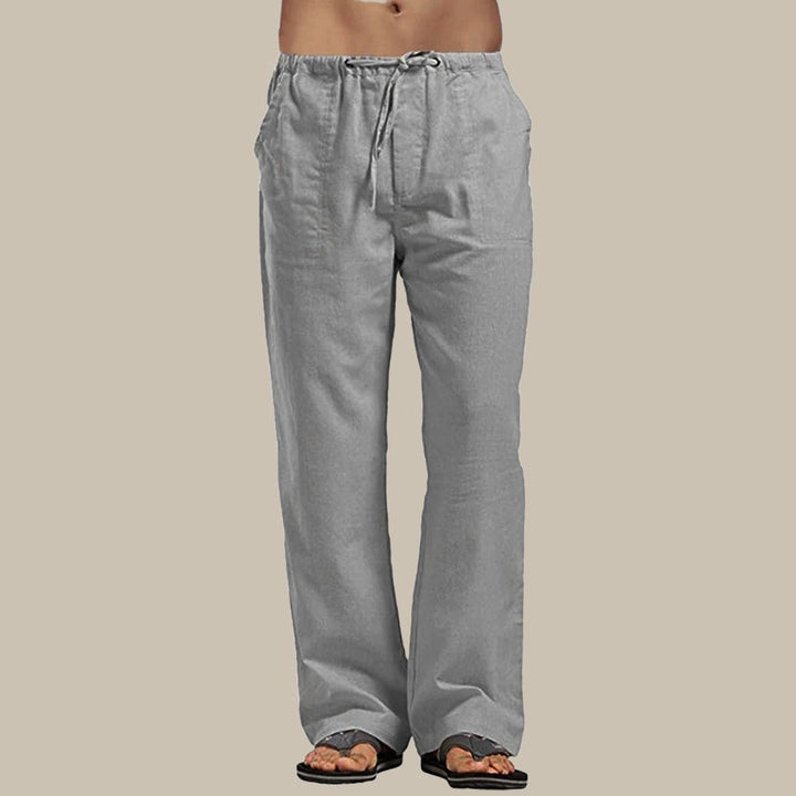 Zomerse losvallende lange broek voor mannen