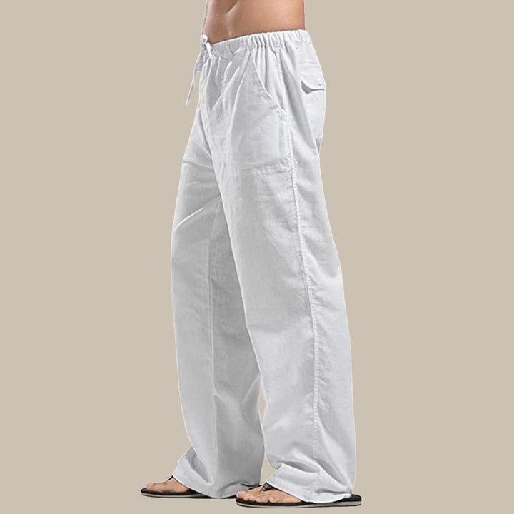 Zomerse losvallende lange broek voor mannen